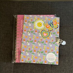 Colorful Floral and Butterfly Notebook set